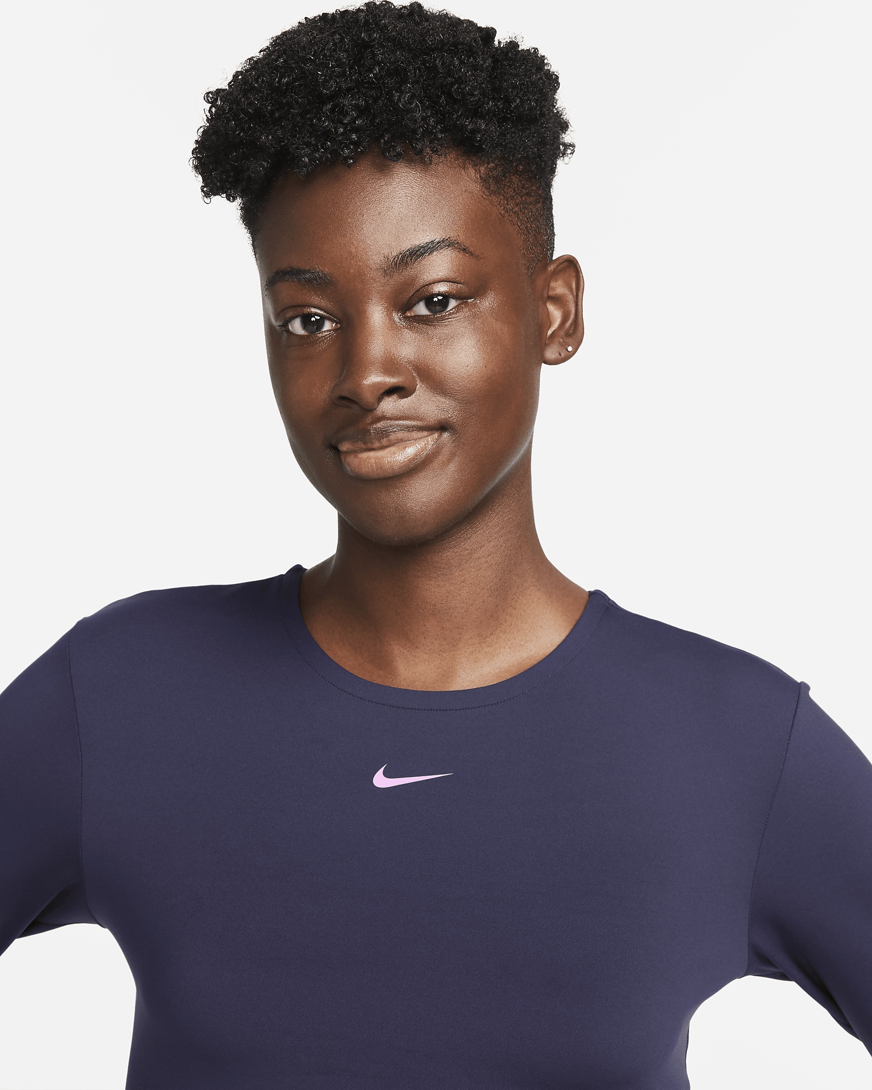 Women's Nike Pro Dri-FIT Cropped Long-Sleeve Top - 3