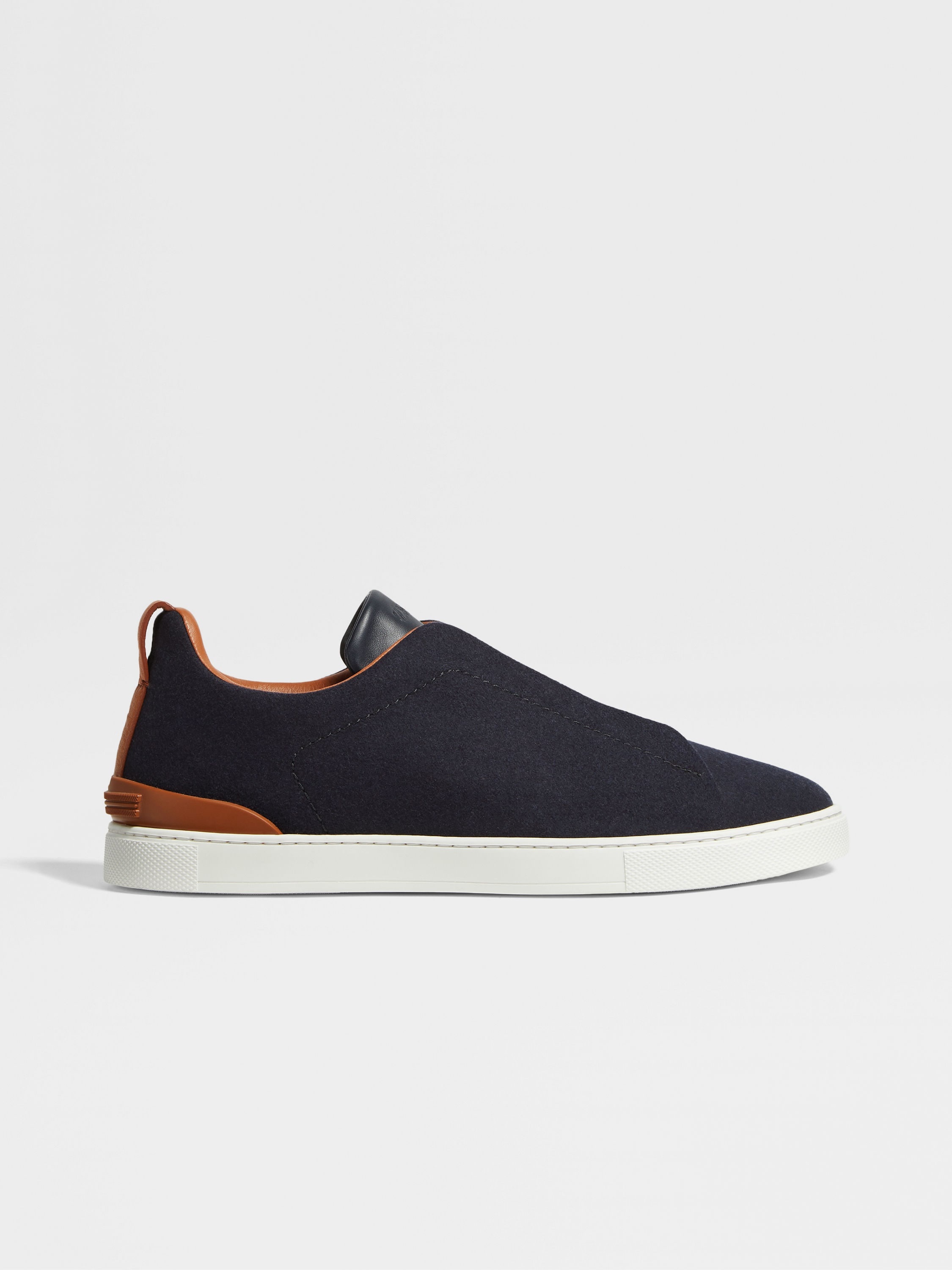 NAVY BLUE #USETHEEXISTING™ WOOL TRIPLE STITCH™ SNEAKERS - 4