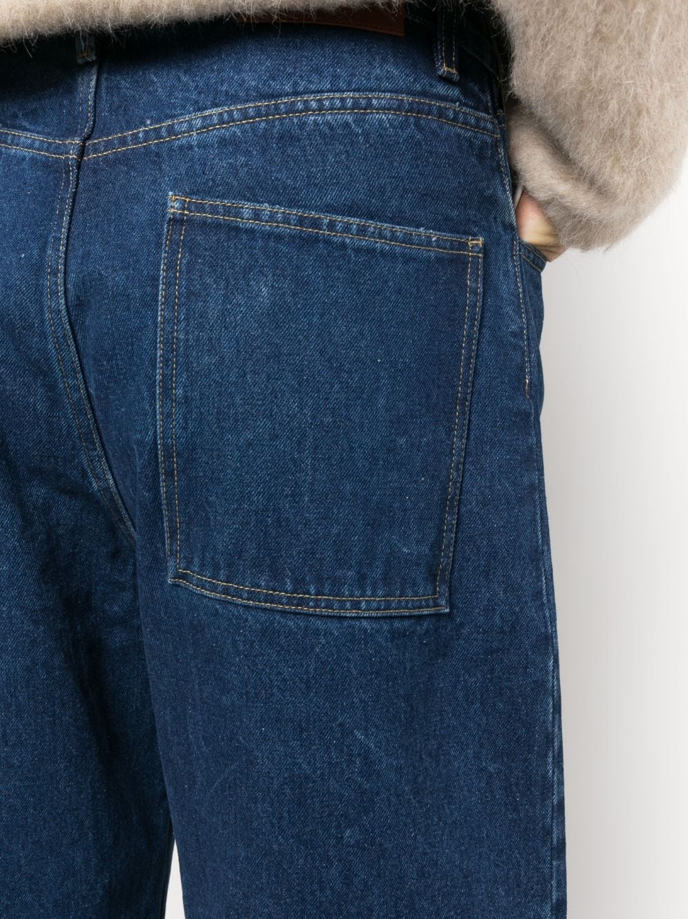cropped wide-leg jeans - 5