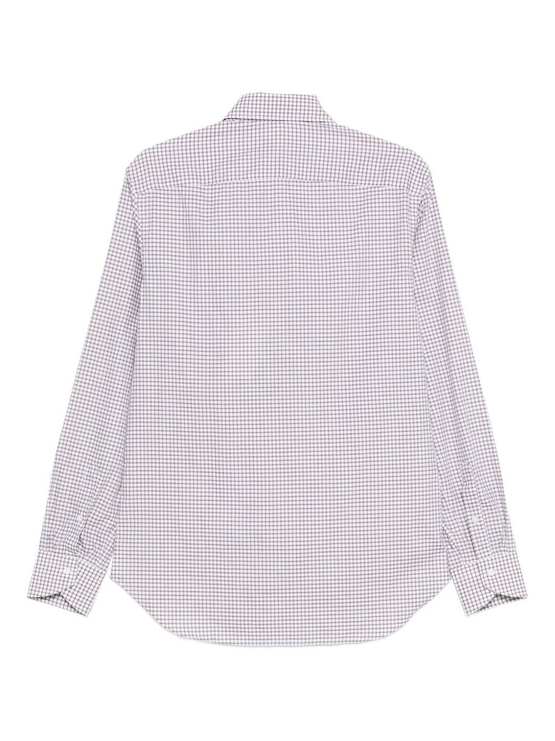 Canali checked-pattern shirt outlook