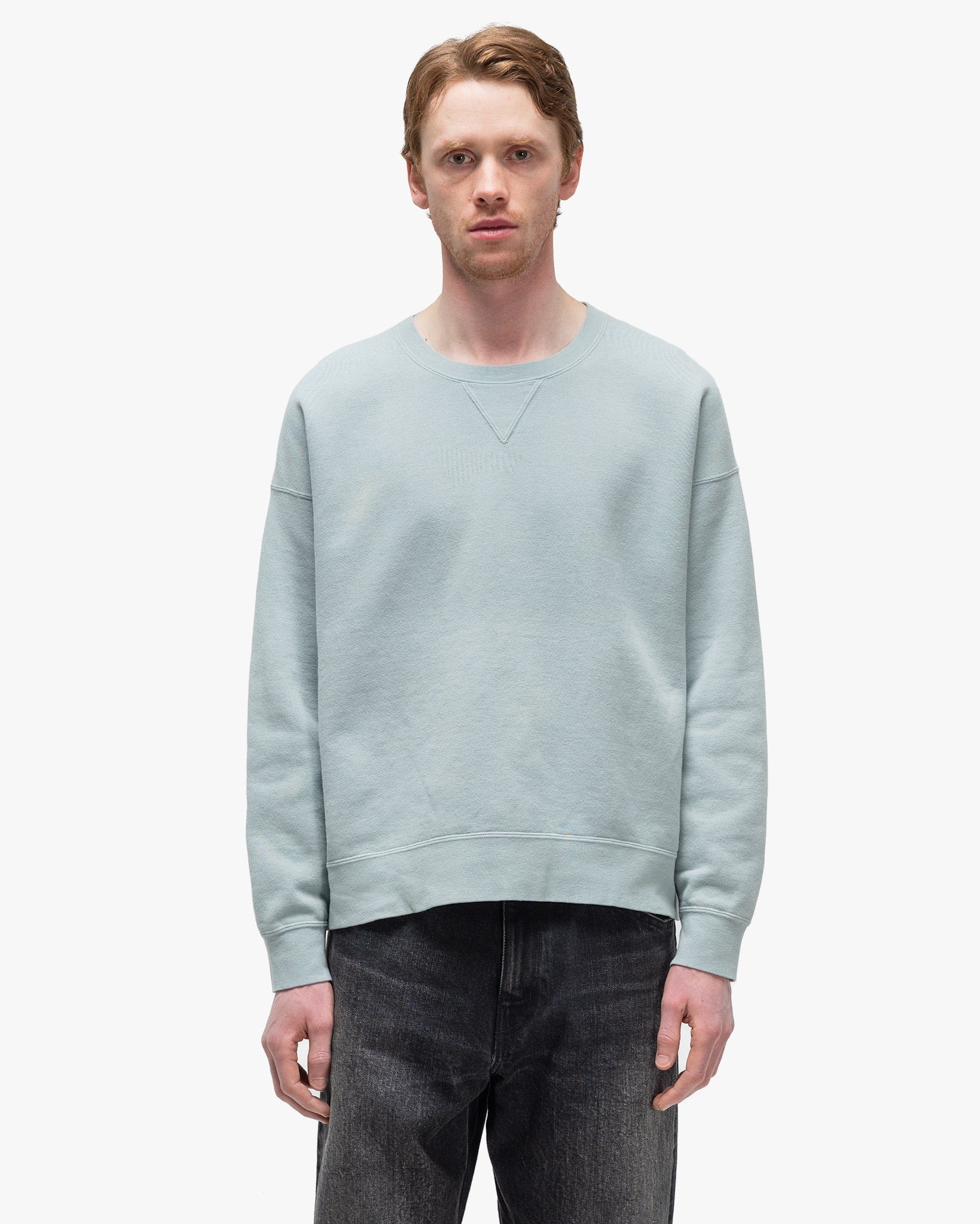 Jumbo SB Sweat L/S DMGD Lt. Green - 4