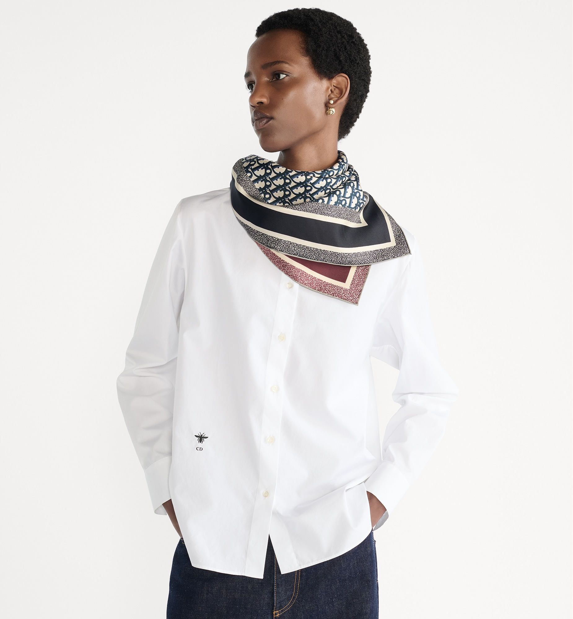 Dior Oblique Diortwin 90 Square Scarf - 2