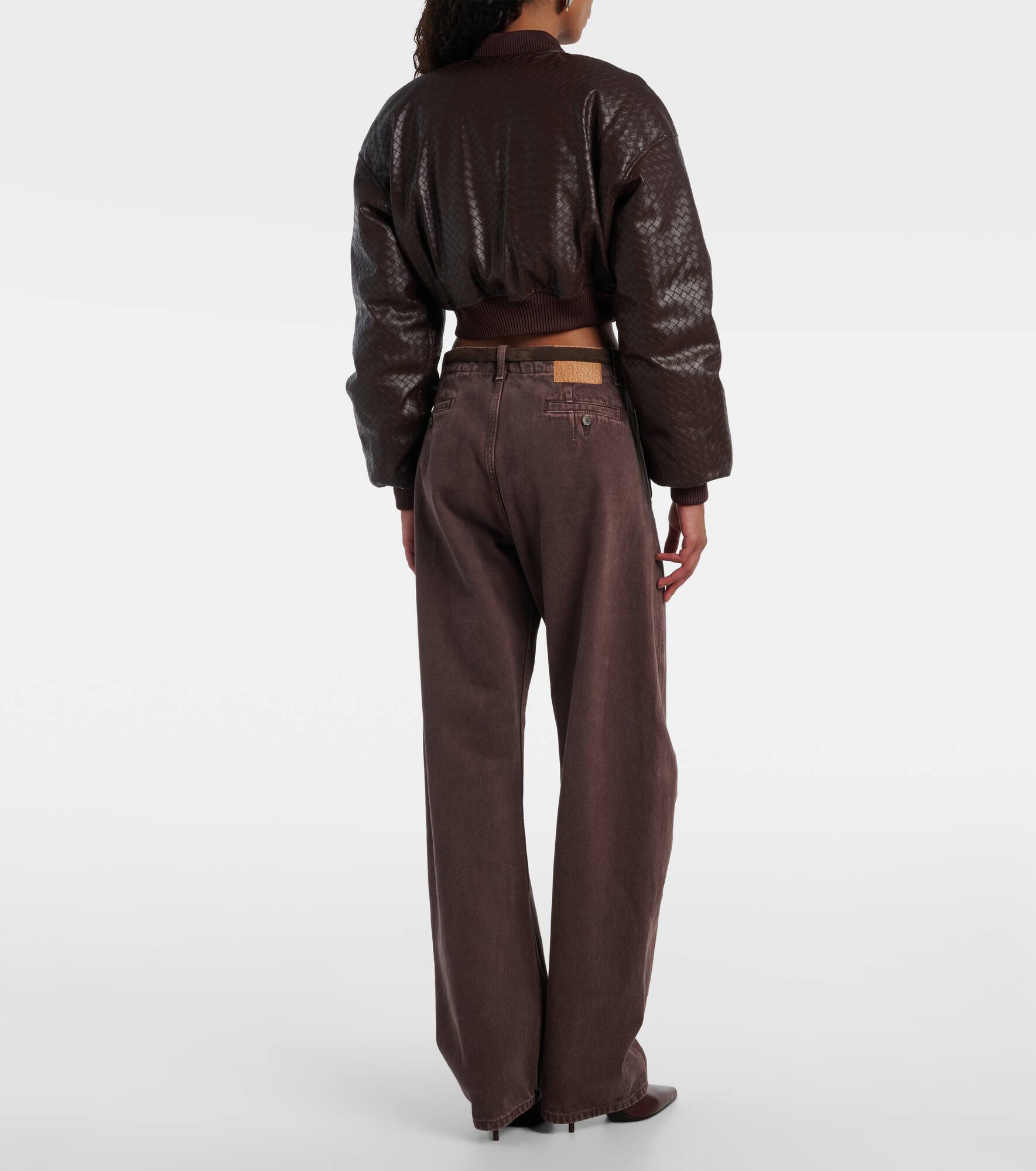Dax cropped bomber jacket - 3