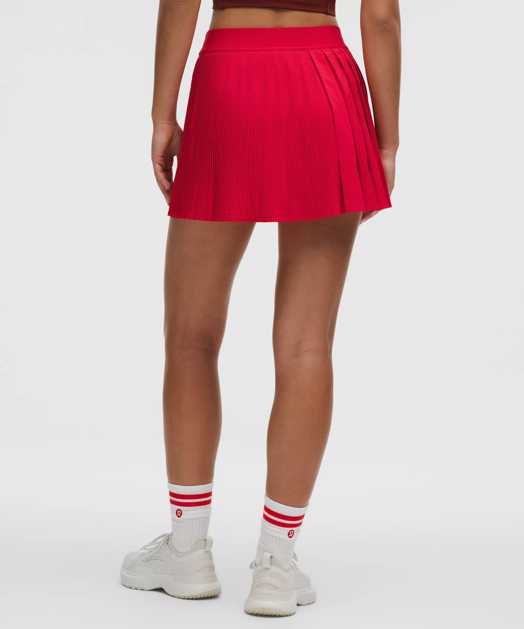 Side-Pleat High-Rise Tennis Skirt *Regular - 3
