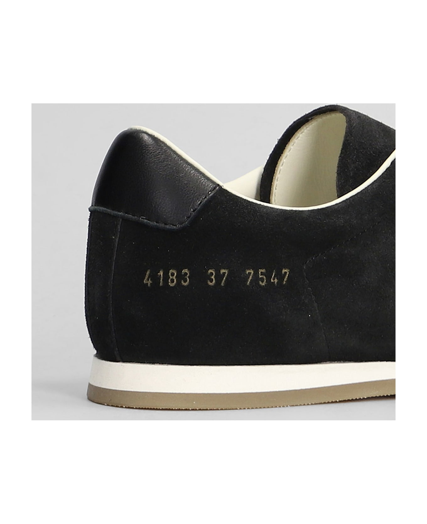 Driving Shoe Sneakers In Black Suede - 5