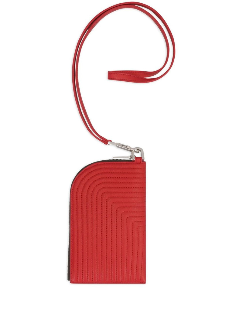 Rick Owens neck leather wallet outlook