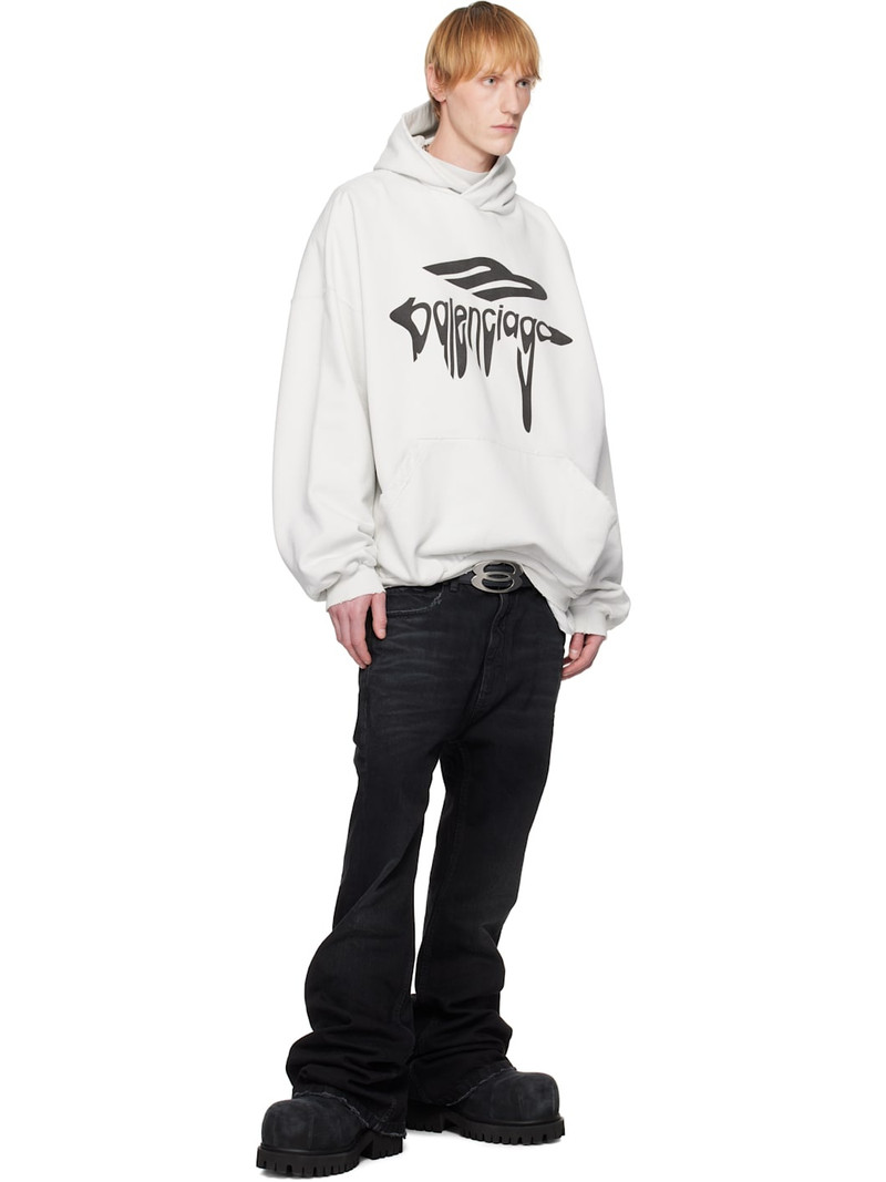 BALENCIAGA Off-White 3B Liquified Hoodie outlook