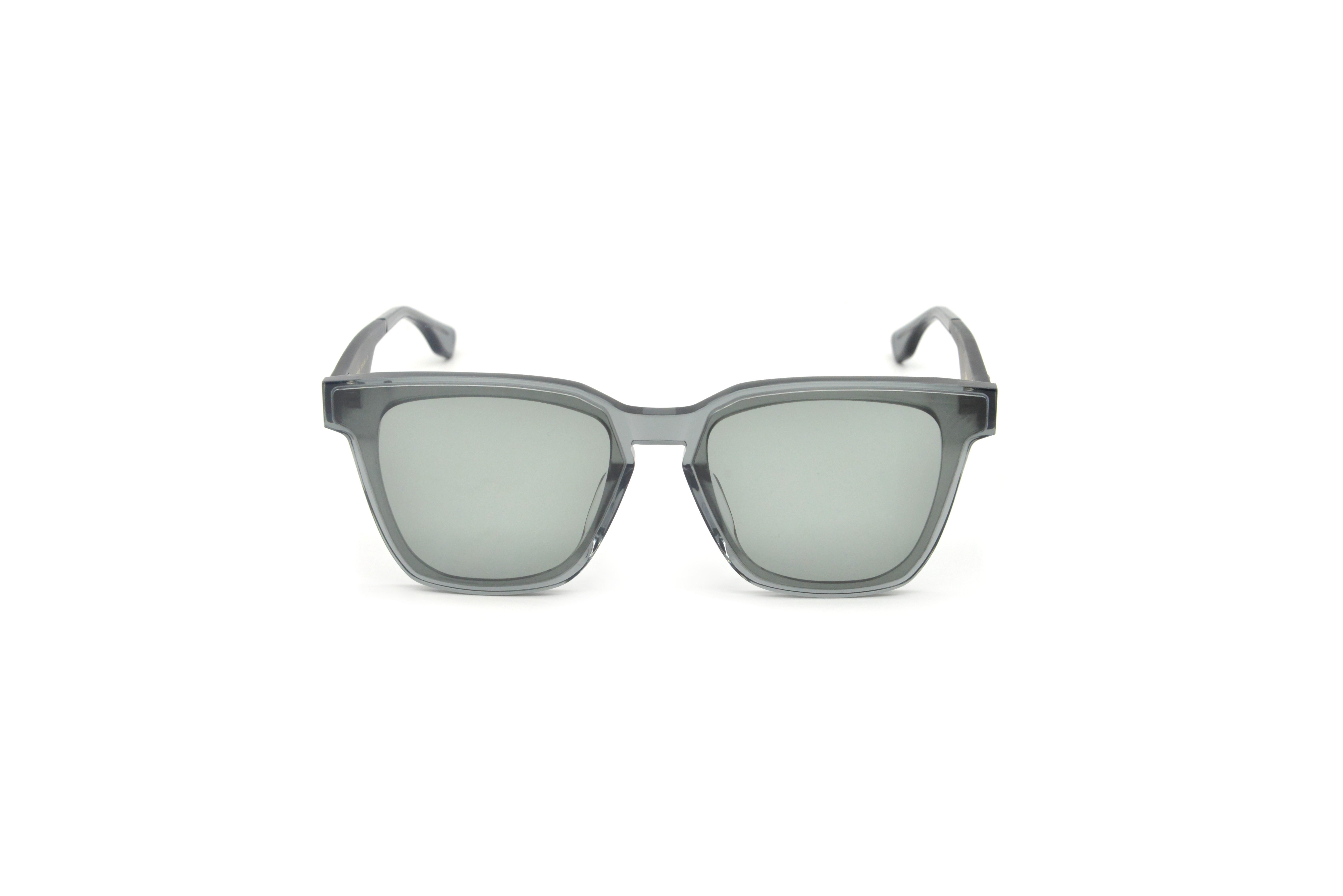 EUCALYPTUS GREY D-FRAME ACETATE SUNGLASSES - 2