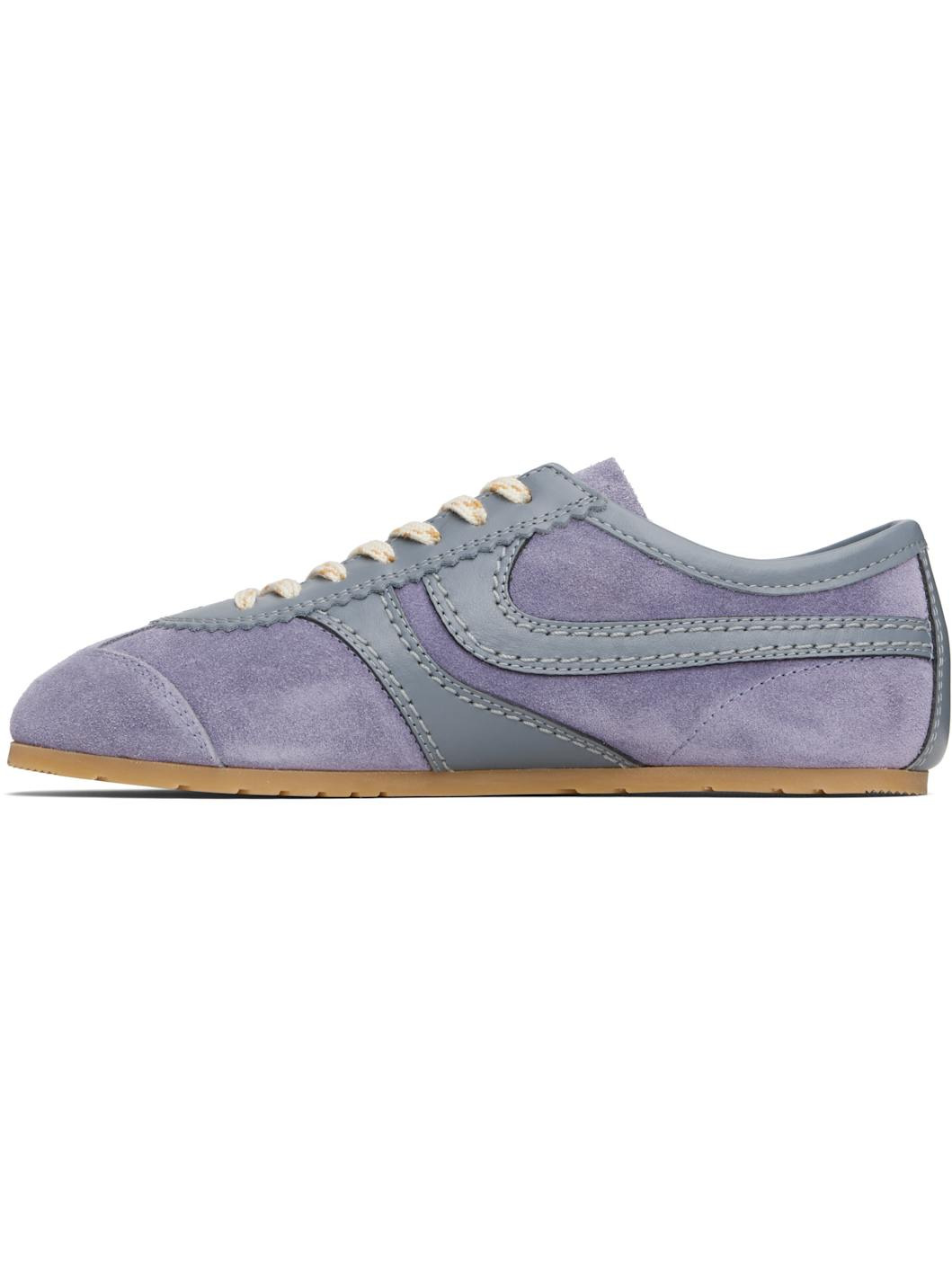 Purple Suede Sneakers - 3