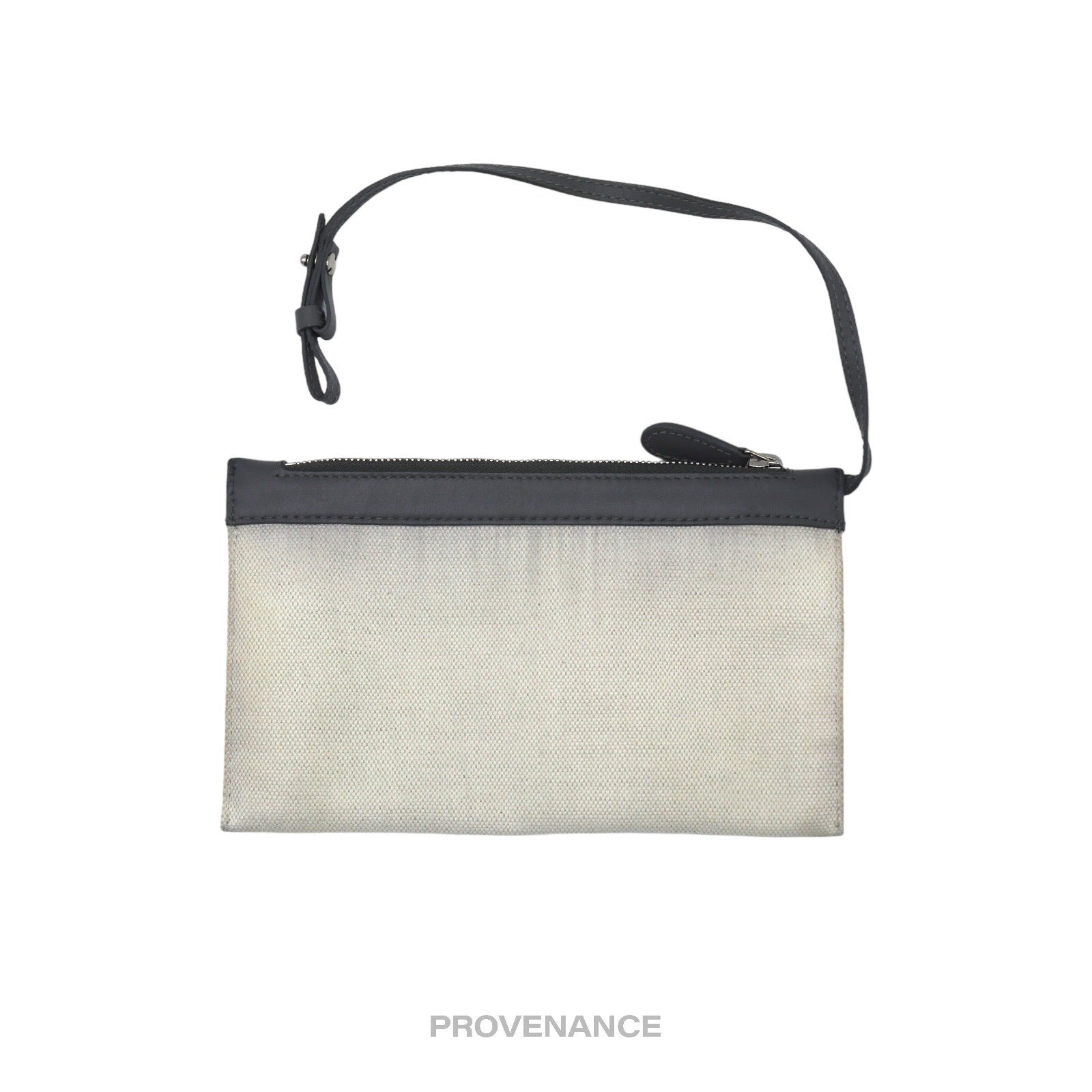 Balenciaga Zip Pouch Wallet - Canvas Gray - 2