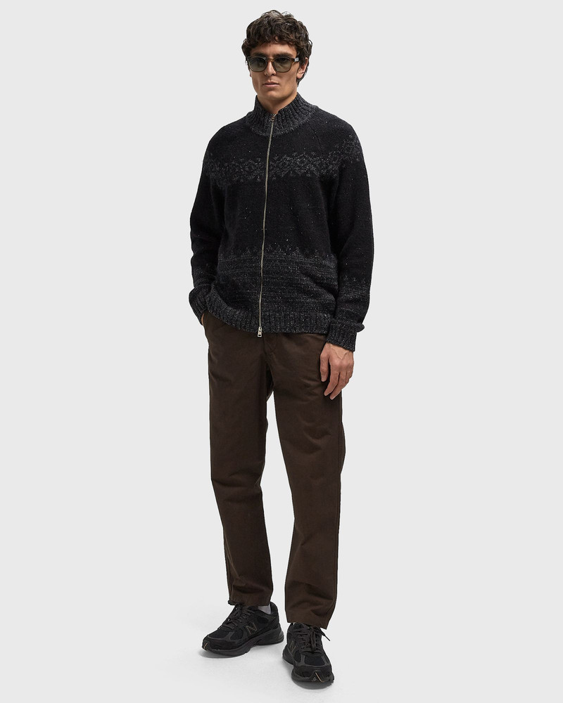 NORSE PROJECTS Ulf Full Zip Fairisle Cardigan outlook
