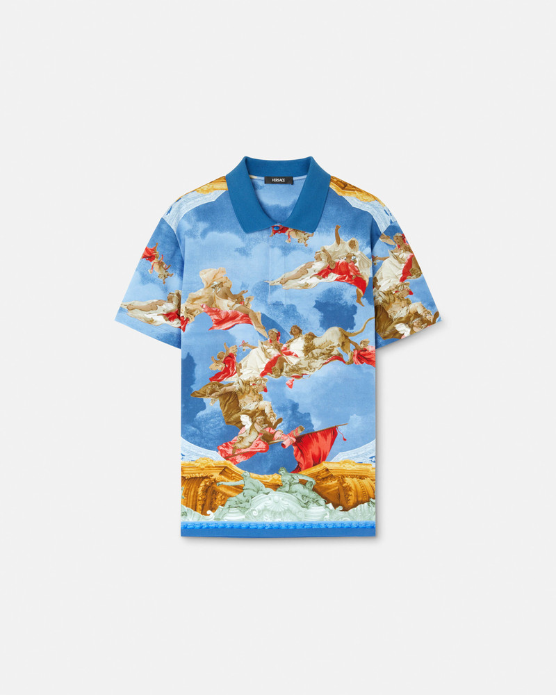 Printed Cotton Piqué Polo 1