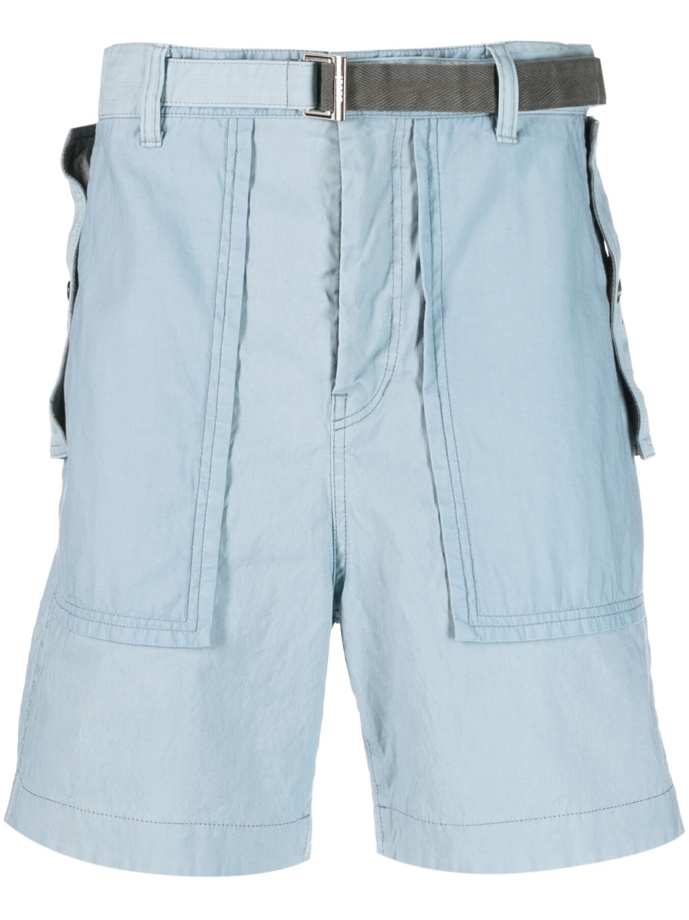 straight-leg cargo shorts - 1