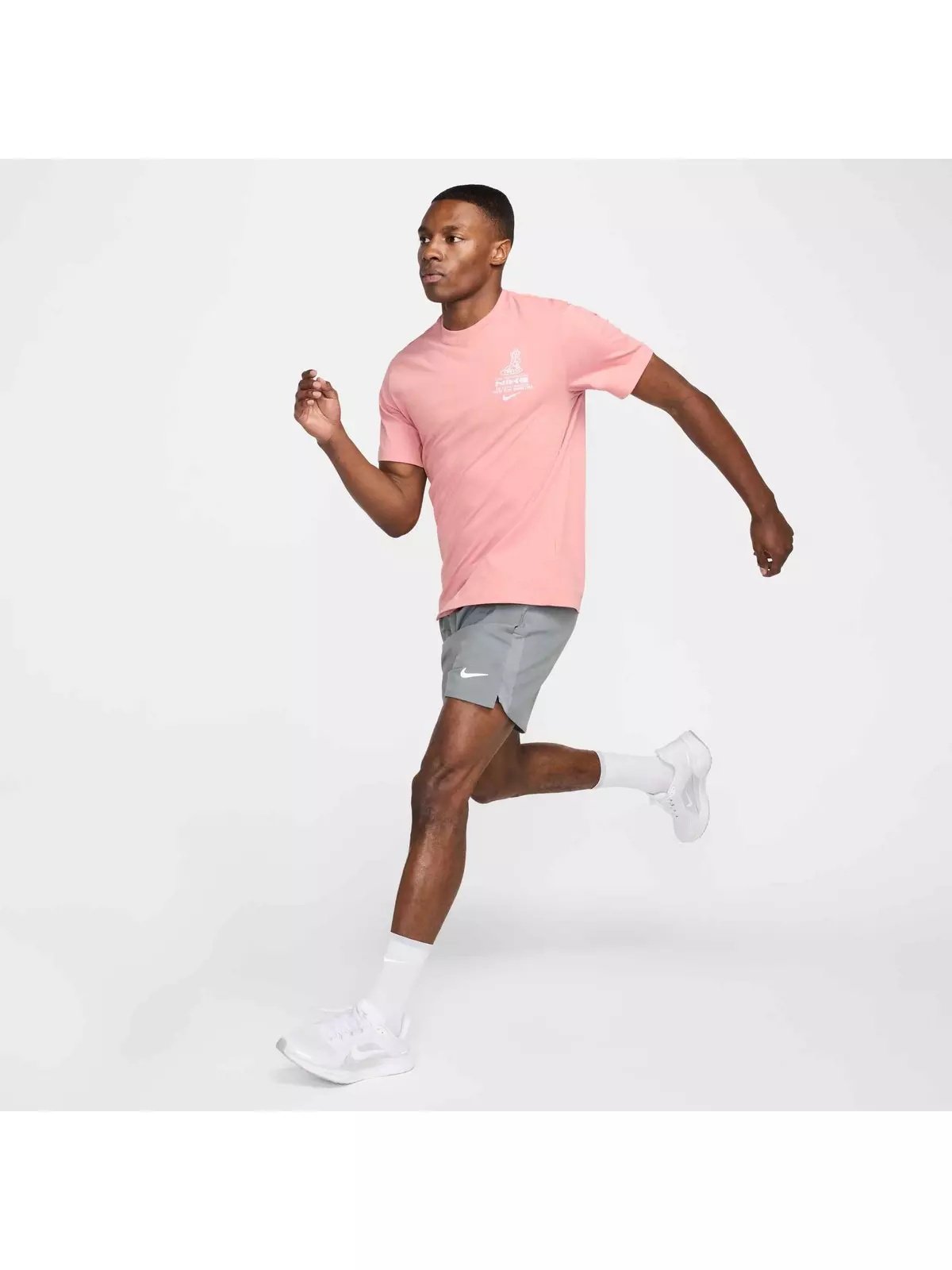 Men's IYKYK Running T-Shirt -Pink - 6