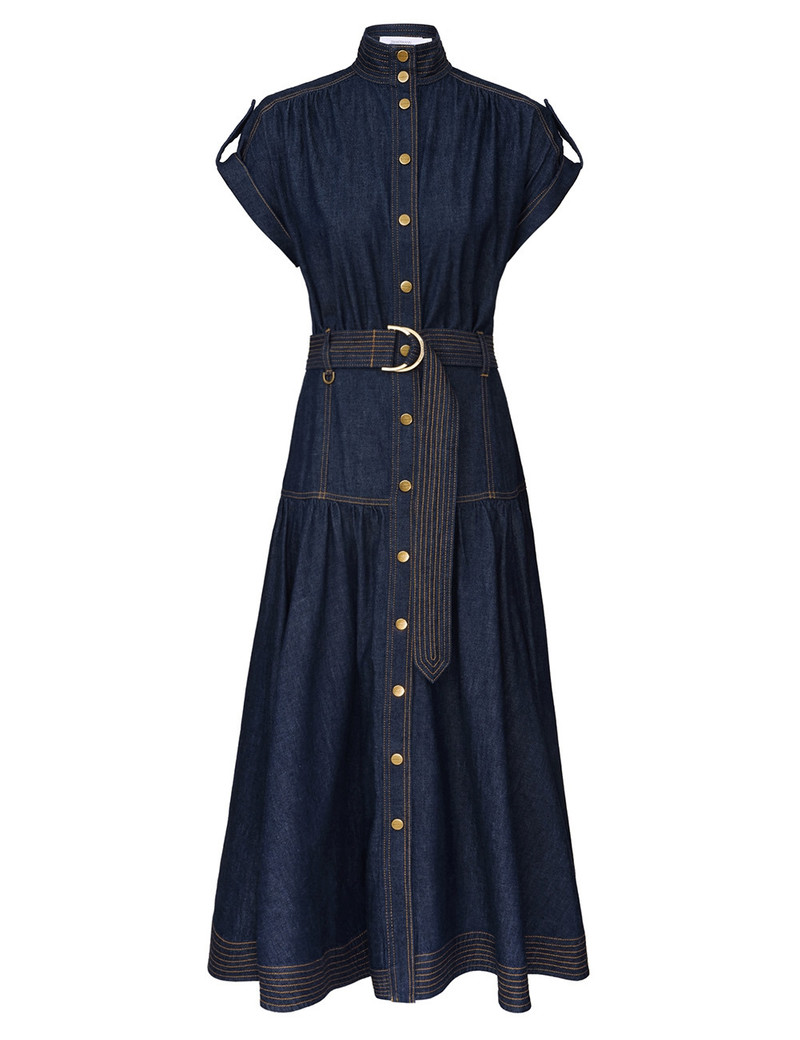 DENIM MIDI DRESS 1