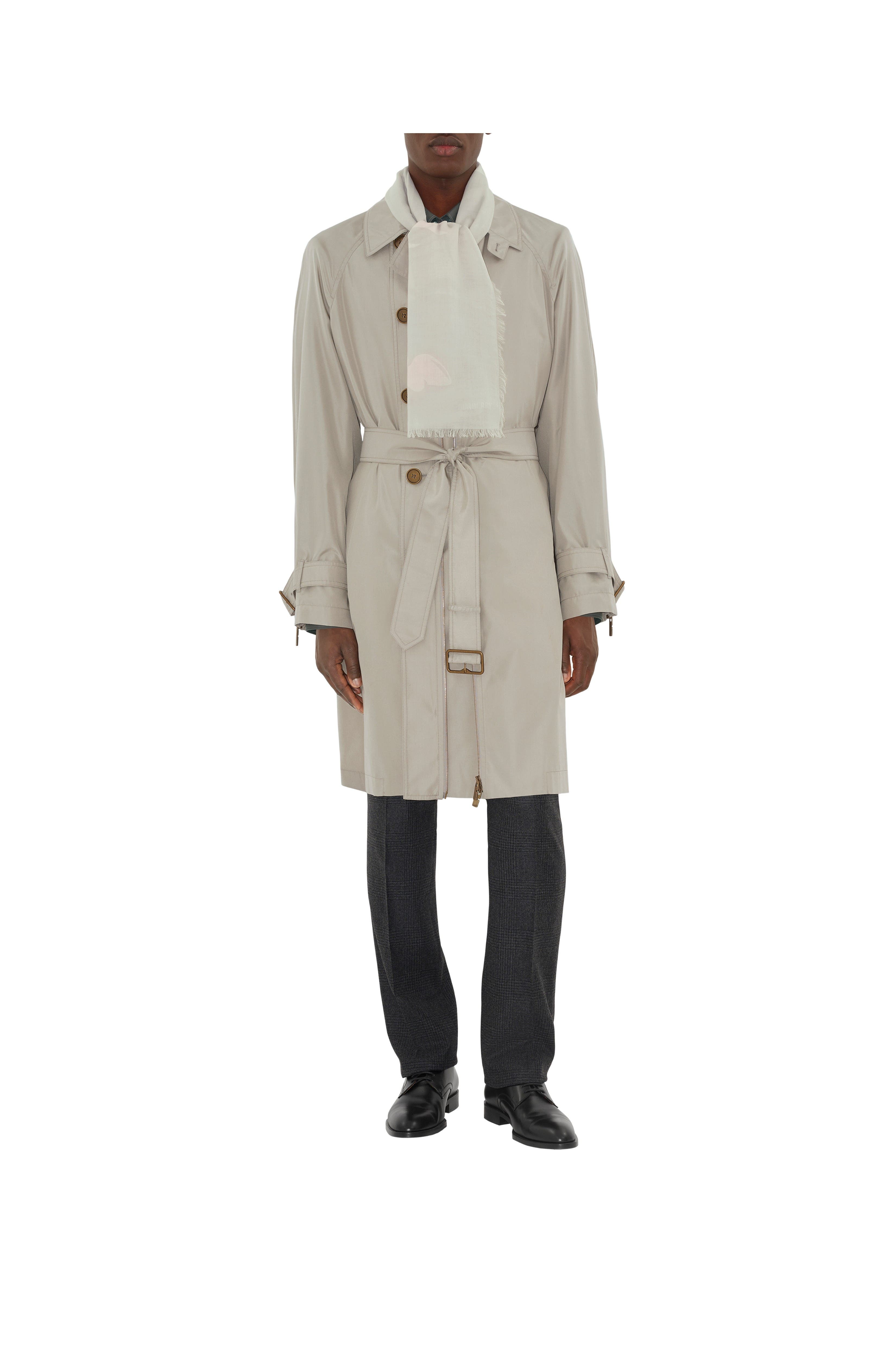 burberry Wide EKD Wool Scarf in Mitten at Nordstrom - 5