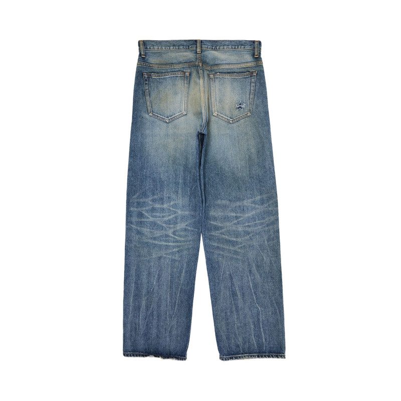 Supreme Supreme Distressed Loose Fit Selvedge Jean 'Washed Indigo' outlook