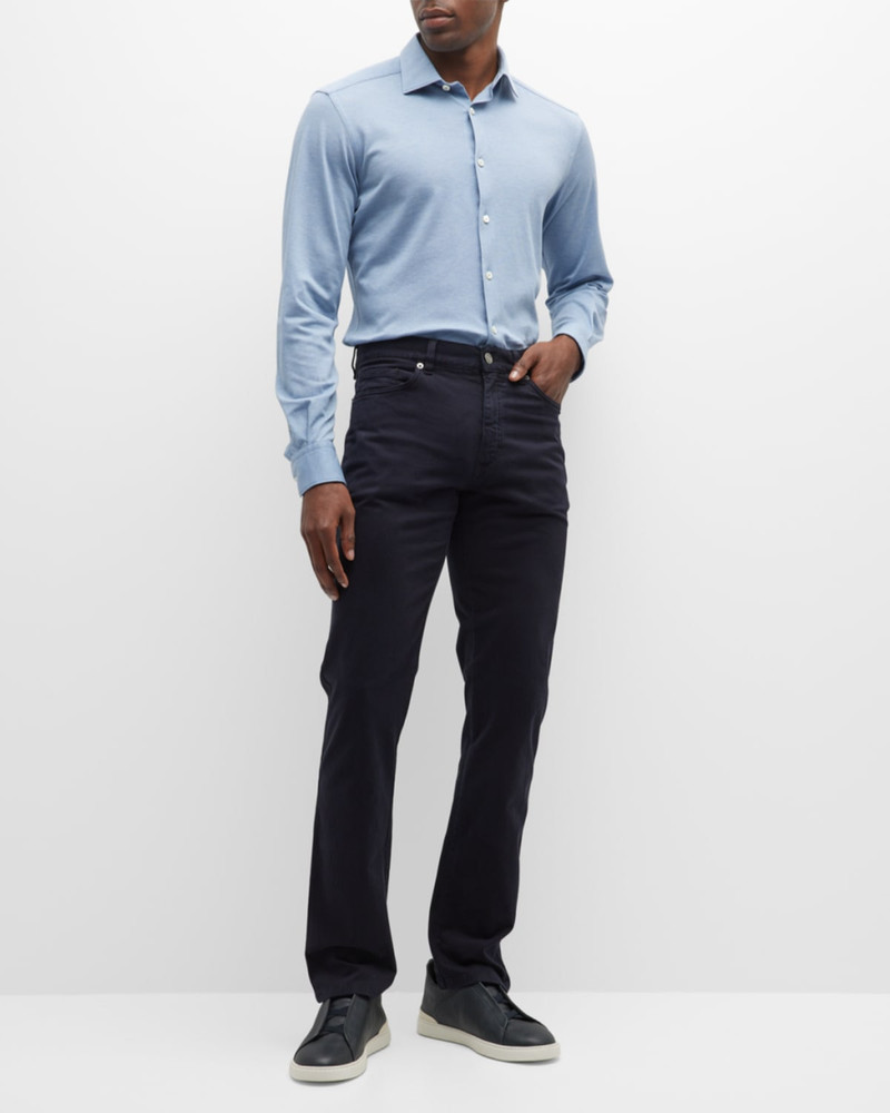 ZEGNA Men's Cotton 5-Pocket Pants outlook