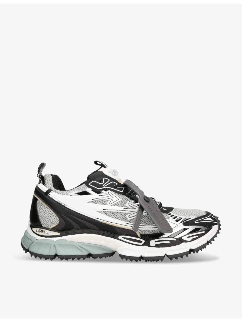 Be Right Back mesh and faux-leather low-top trainers - 1