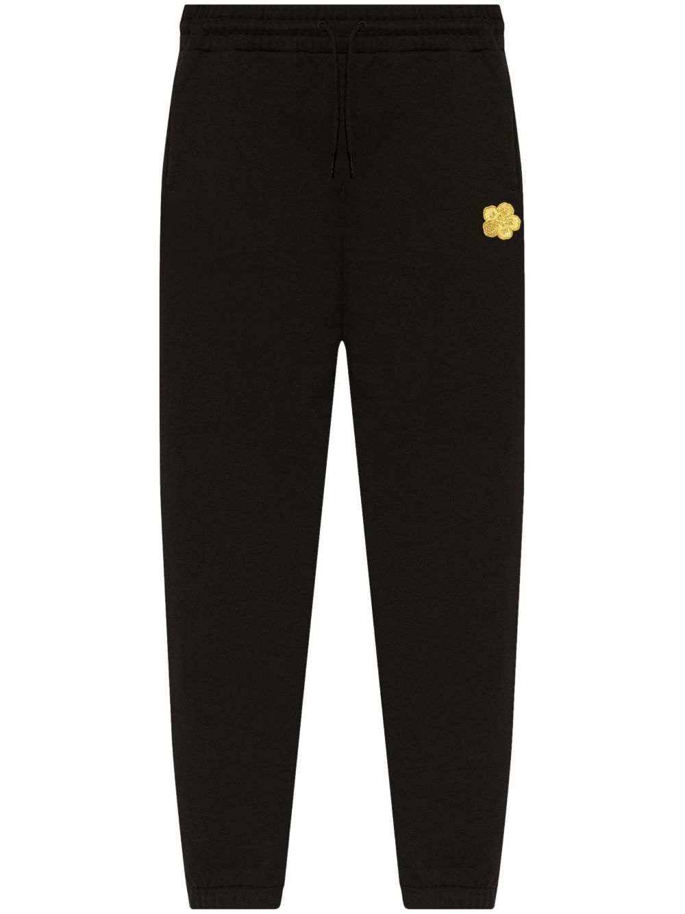 logo cotton track pants - 1