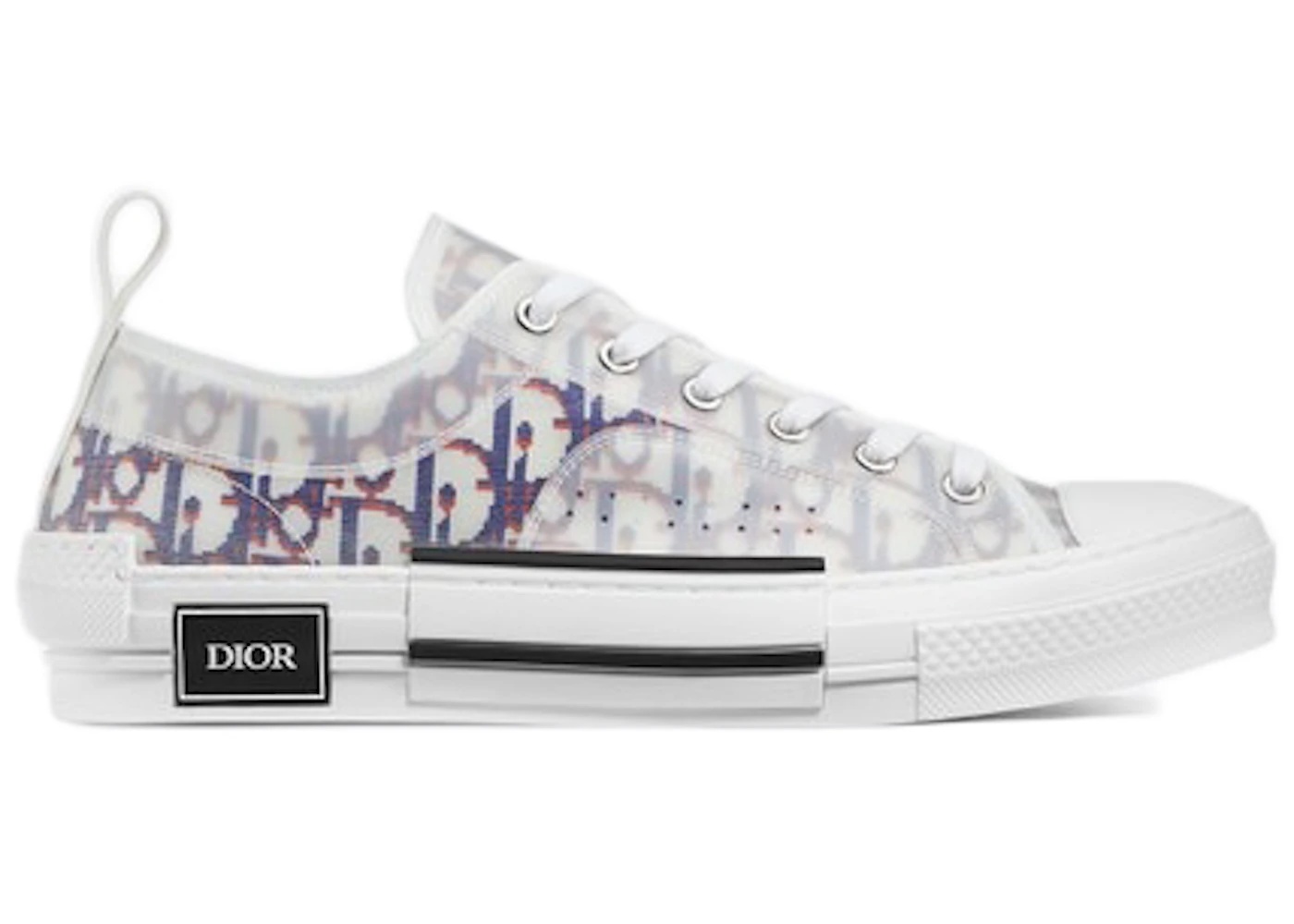 Dior B23 Low Top Red Blue Oblique - 1