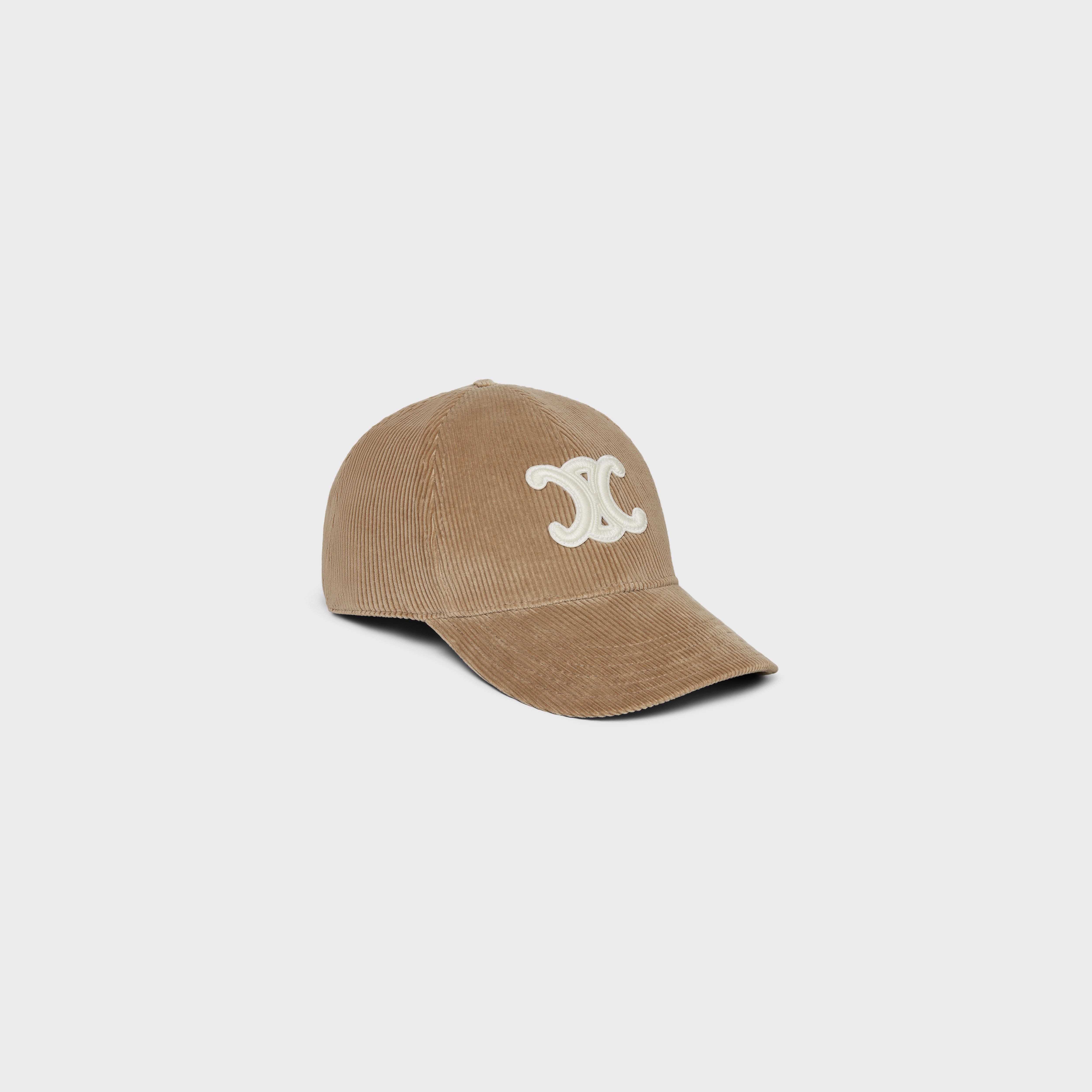 triomphe baseball cap in corduroy - 1