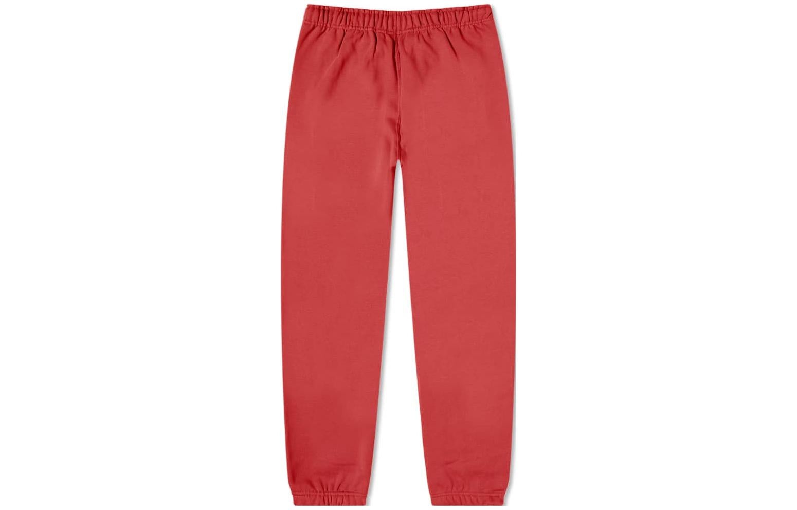 Men's Nike Solid Color Fleece Lined Bundle Feet Casual Sports Pants/Trousers/Joggers Red CW5460-661 - 2