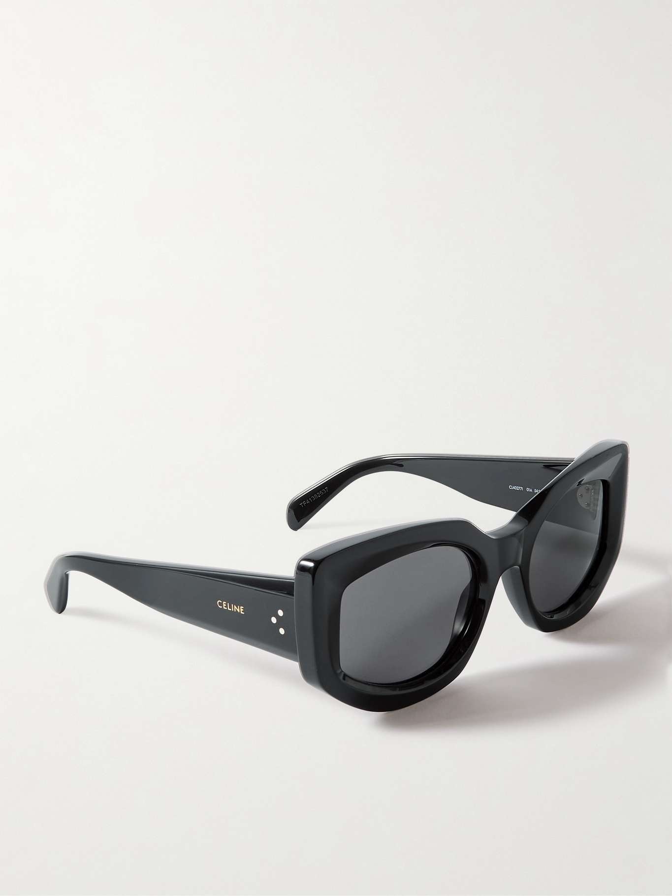 Bold cat-eye acetate sunglasses - 3