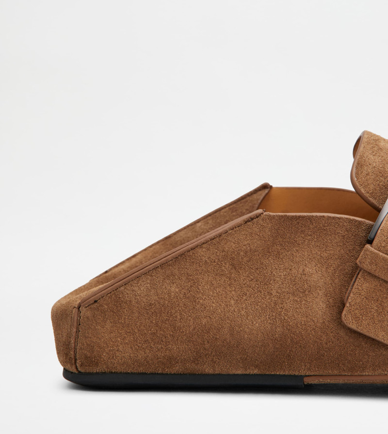MULES IN SUEDE TOD'S•X CAPSULE COLLECTION - BROWN 5