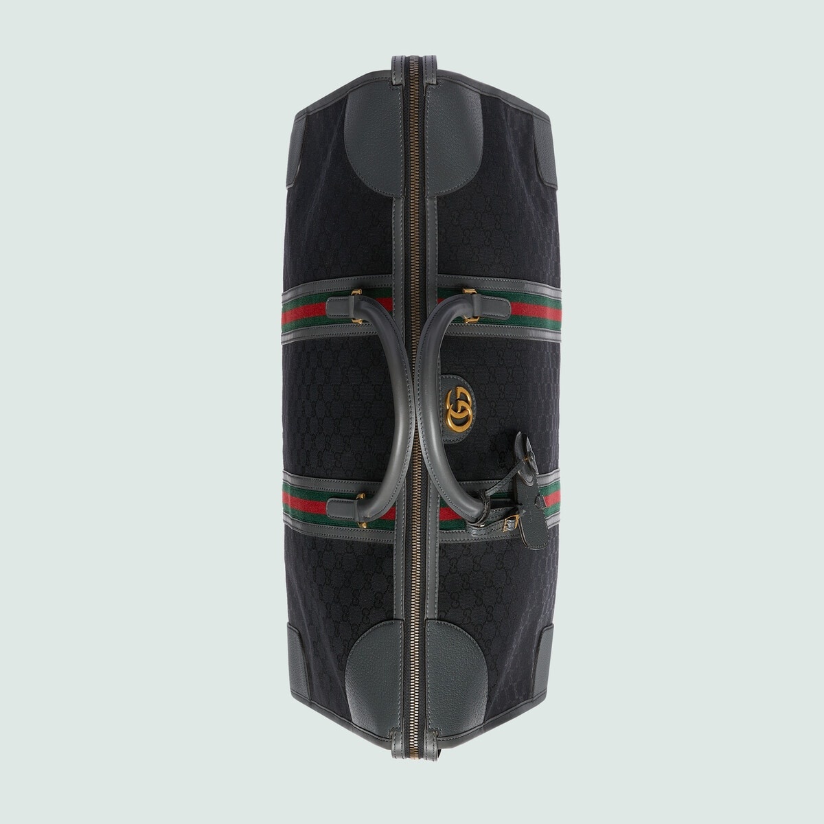 Maxi canvas duffle bag with Double G - 7