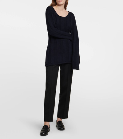 The Row Ribbed-knit wool sweater outlook