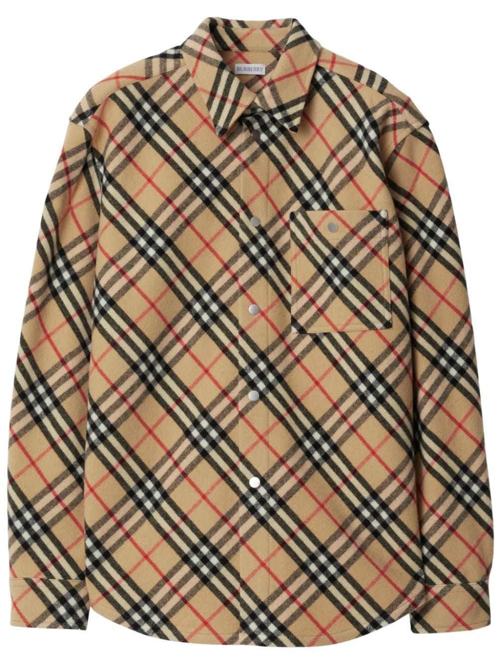 Vintage Check wool shirt - 1