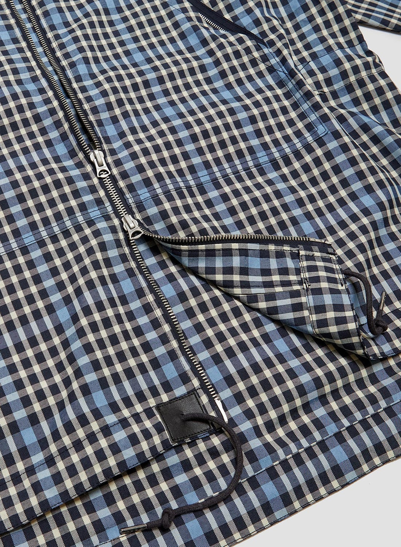 Zip Smock in Navy Check 6