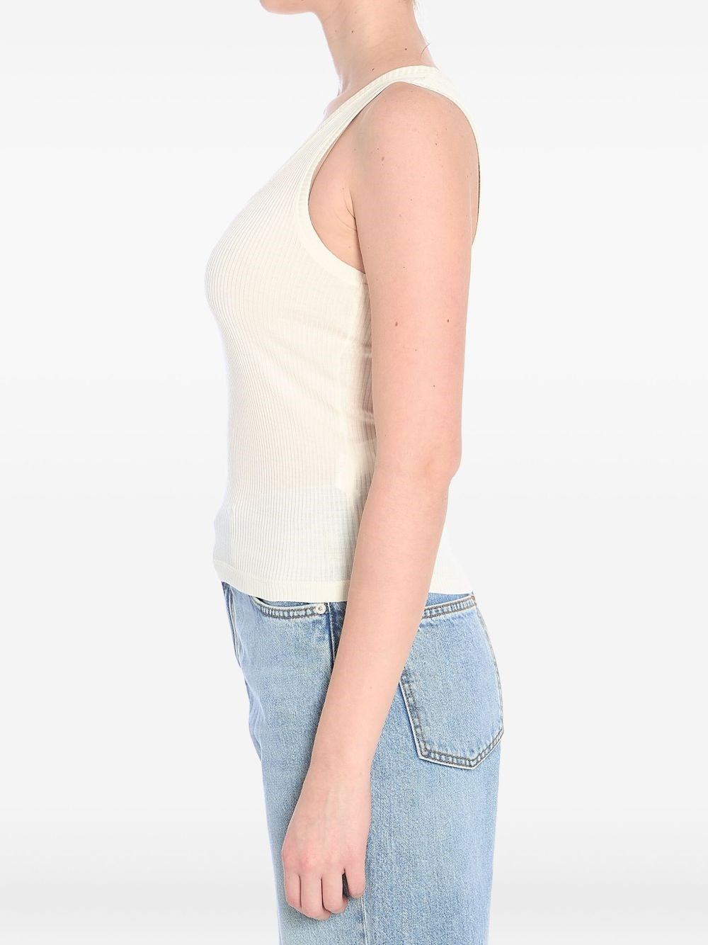 Anagram silk tank top - 2