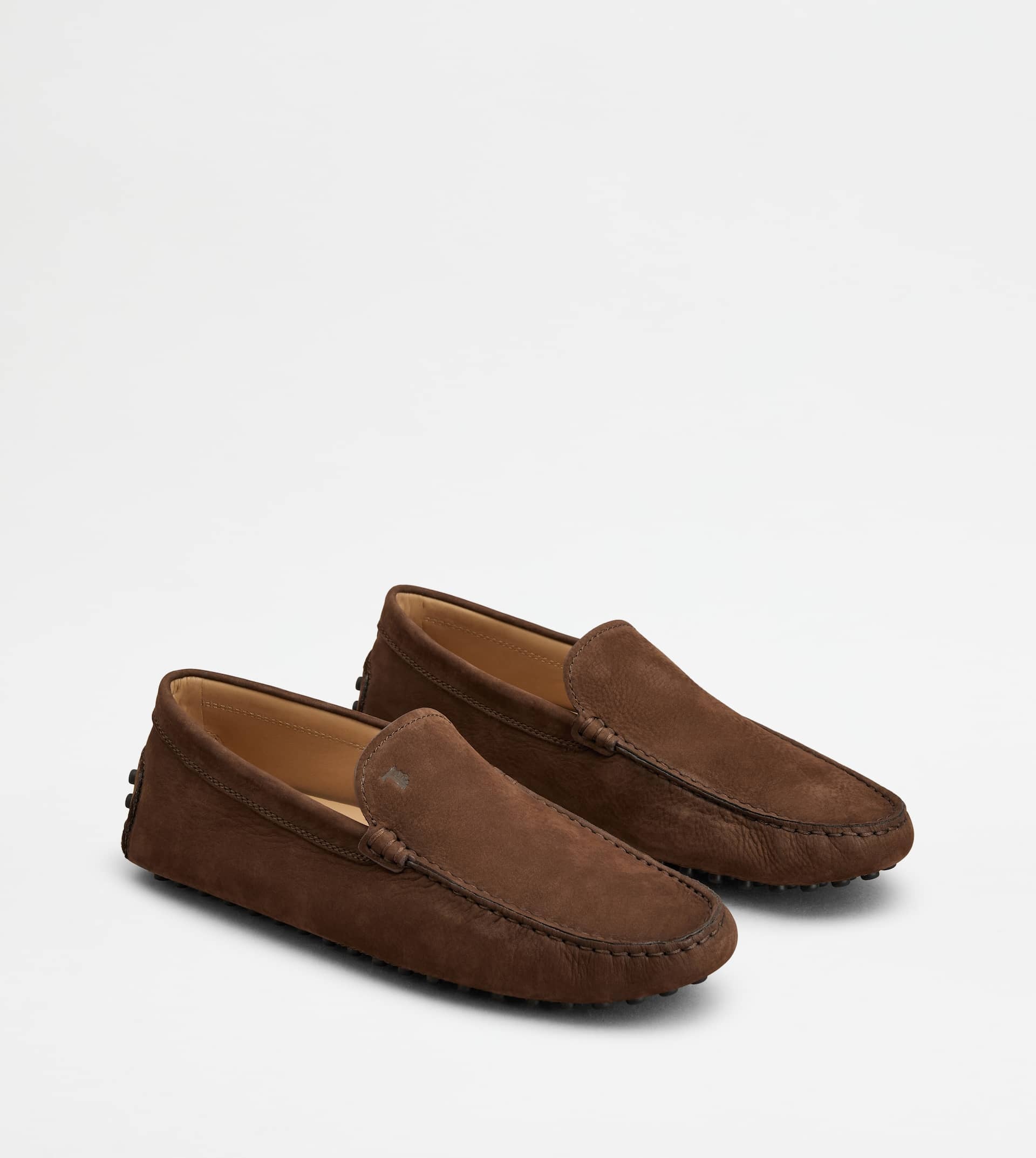 GOMMINO DRIVING SHOES IN NUBUCK - BROWN - 3