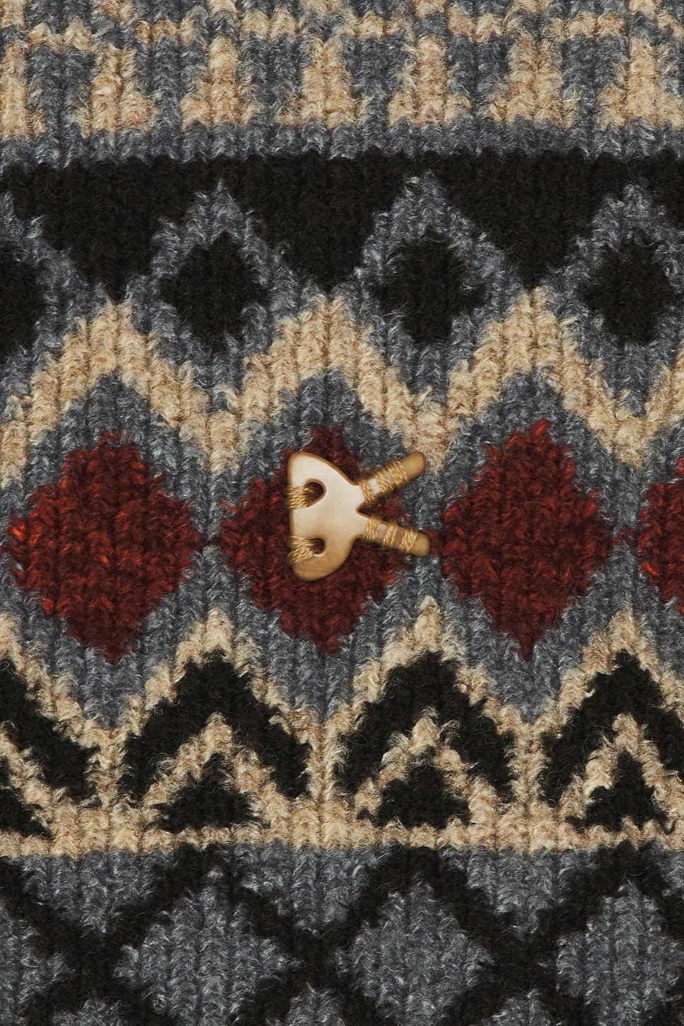 Jacquard Knit Crew Neck - 3
