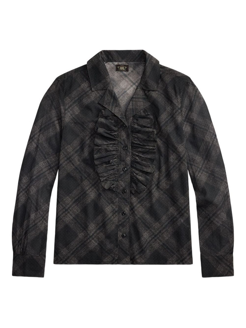 ruffled plaid shirt 1