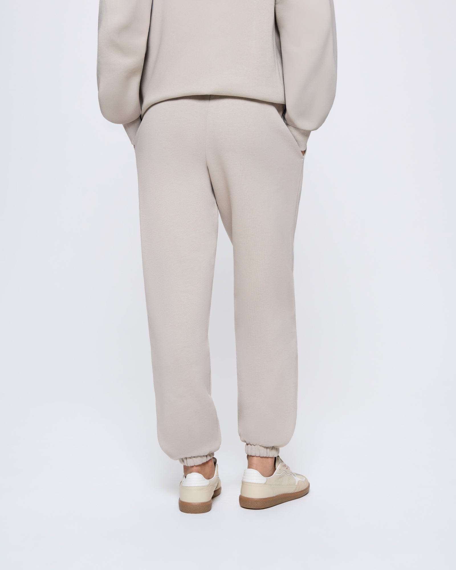 Womens 365 Heavyweight Track Pants - Stone - 5