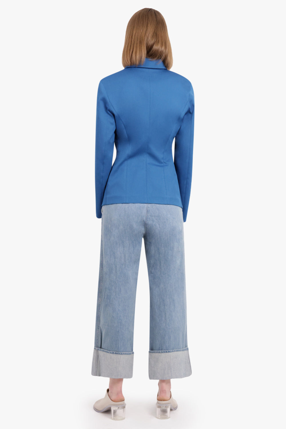 WOOL GARBARDINE SHIRT | PACIFIC - 4