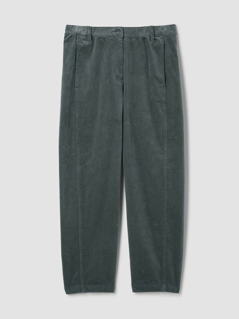 Organic Cotton Stretch Corduroy Lantern Pant 1