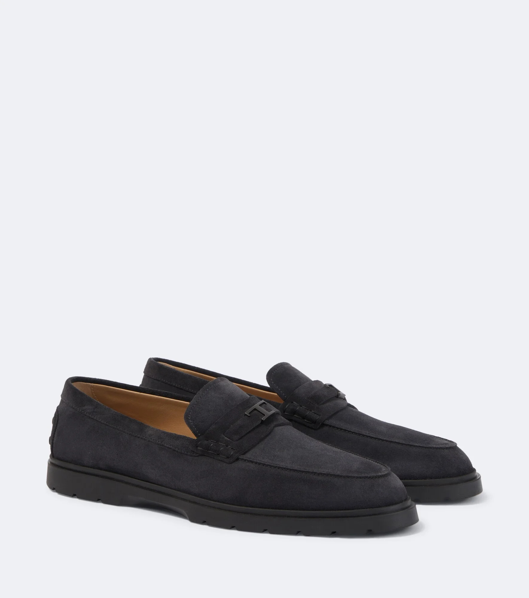 Suede penny loafers - 1