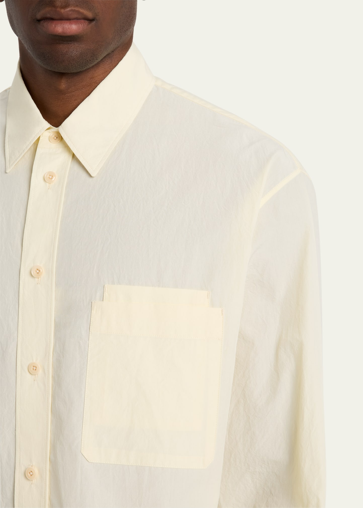 Men's Crepe Double-Pocket Sport Shirt - 5