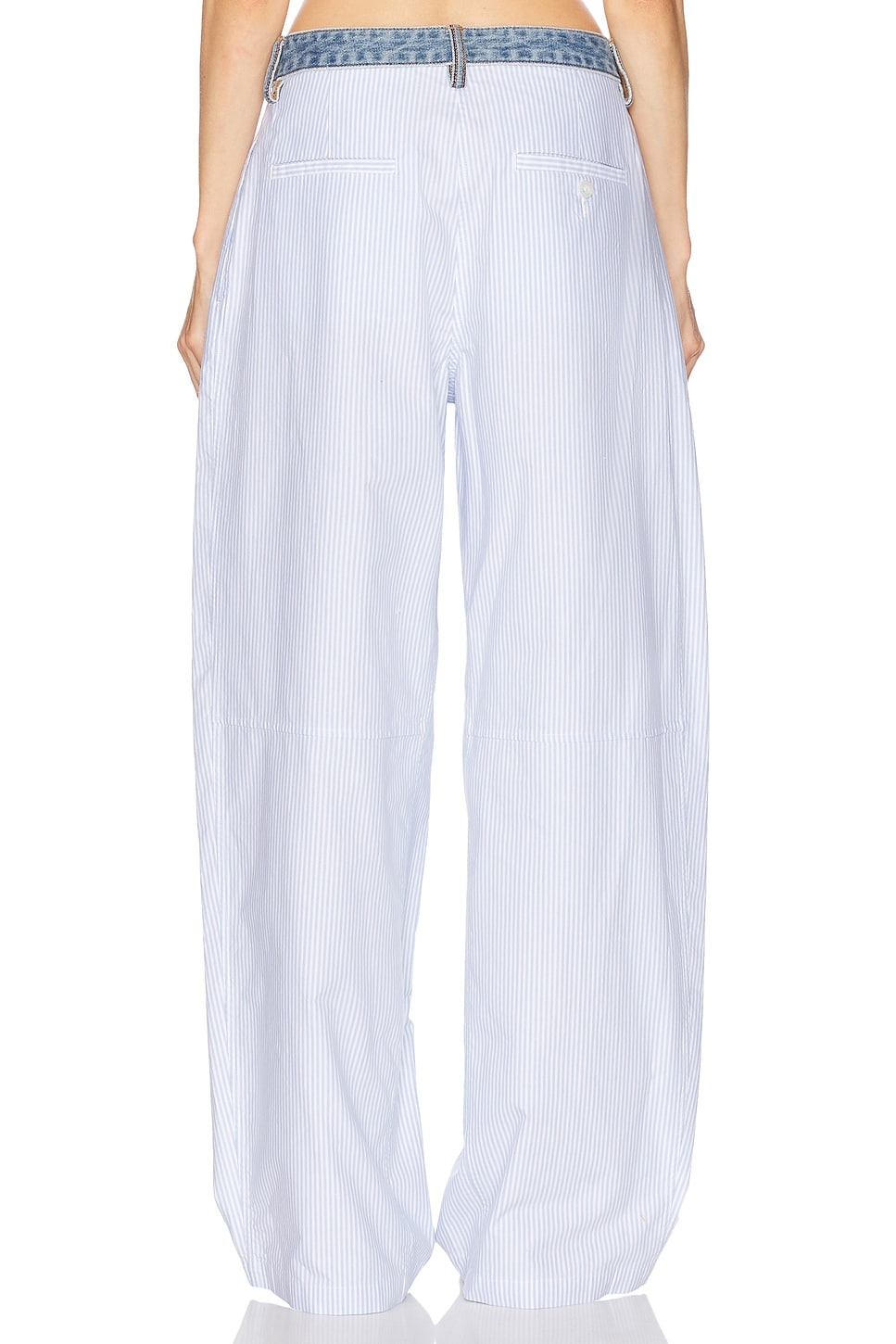Denim Waistband Pant - 4