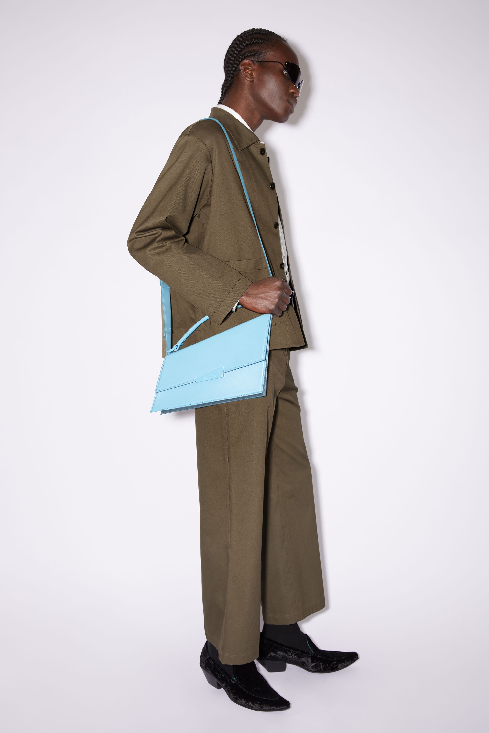 Distortion handbag - Azure Blue - 3