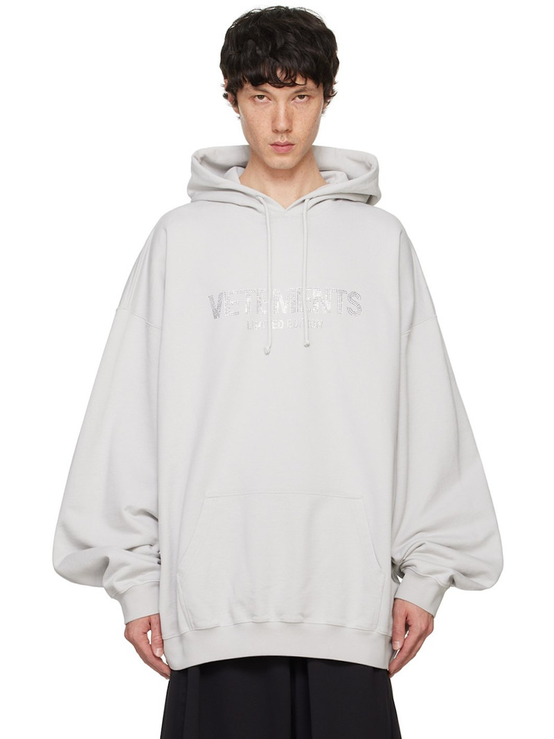 Gray 'Limited Edition' Logo Hoodie 1