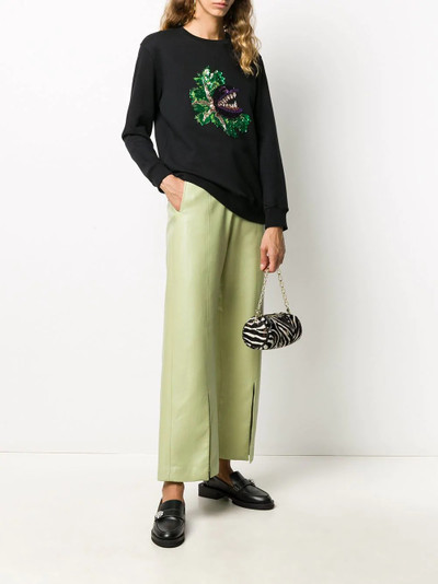 MSGM sequin-embellished sweatshirt outlook