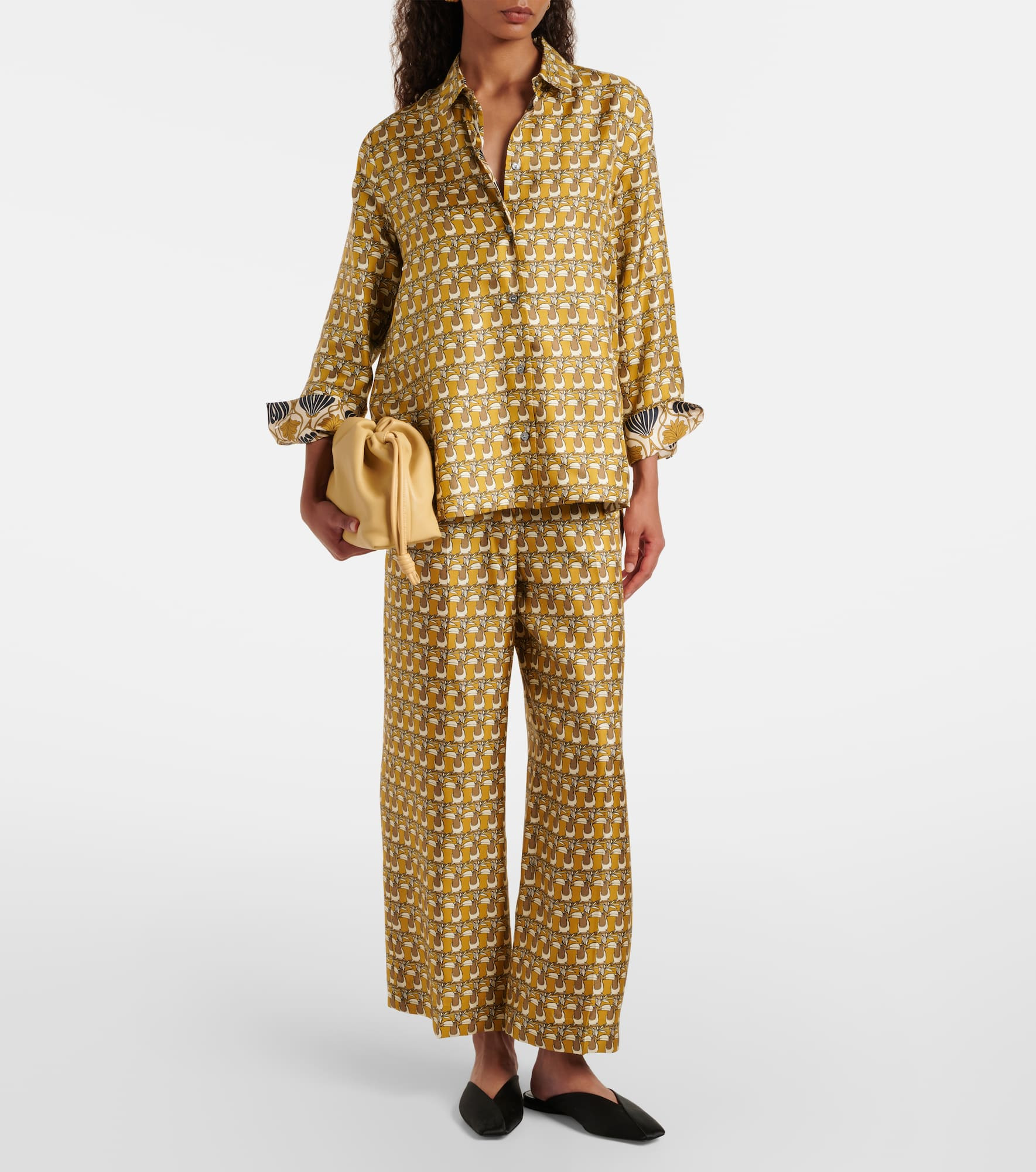 Printed reversible silk shirt - 2