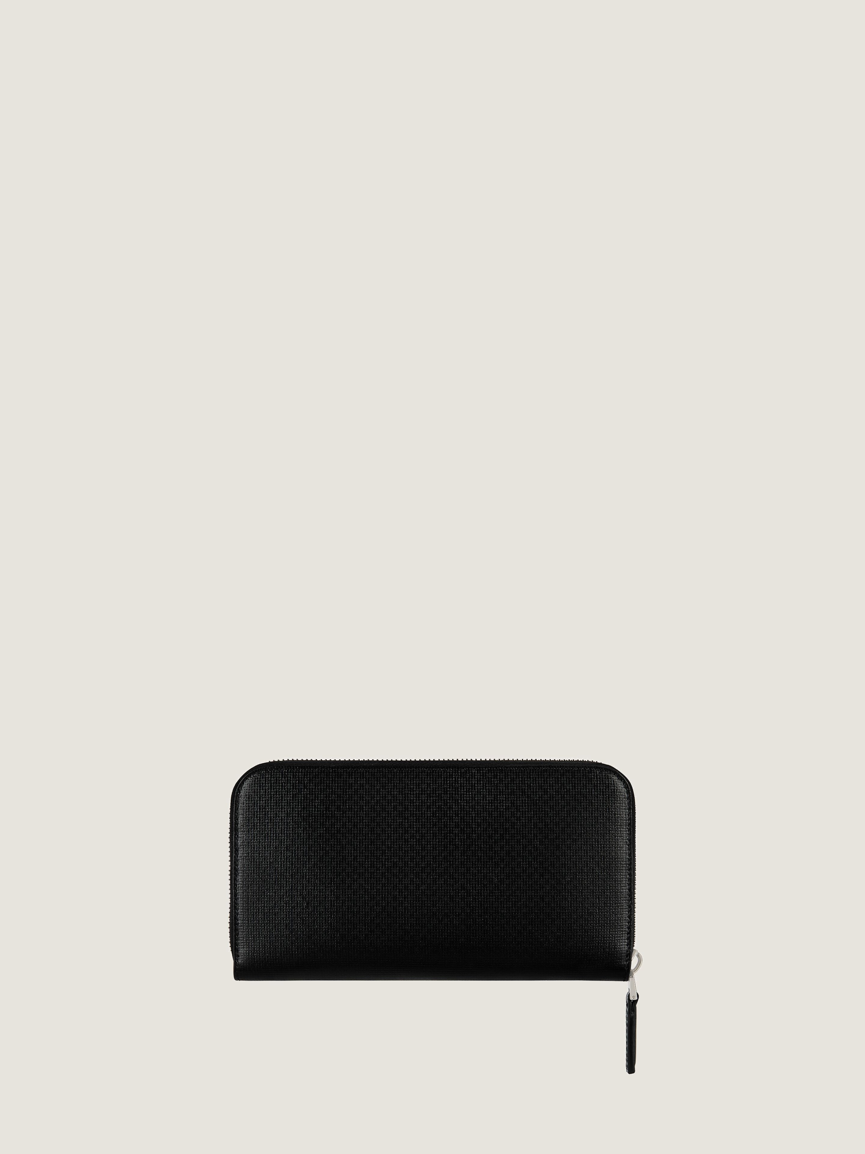ZIPPED WALLET IN 4G CLASSIC LEATHER - 3