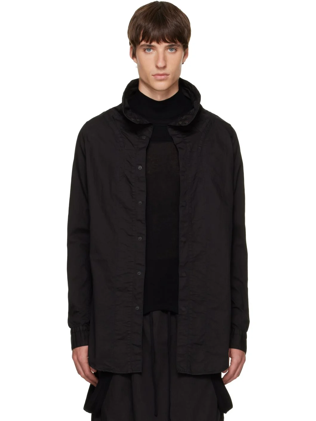 Black Volcano Seamed Shirt - 1