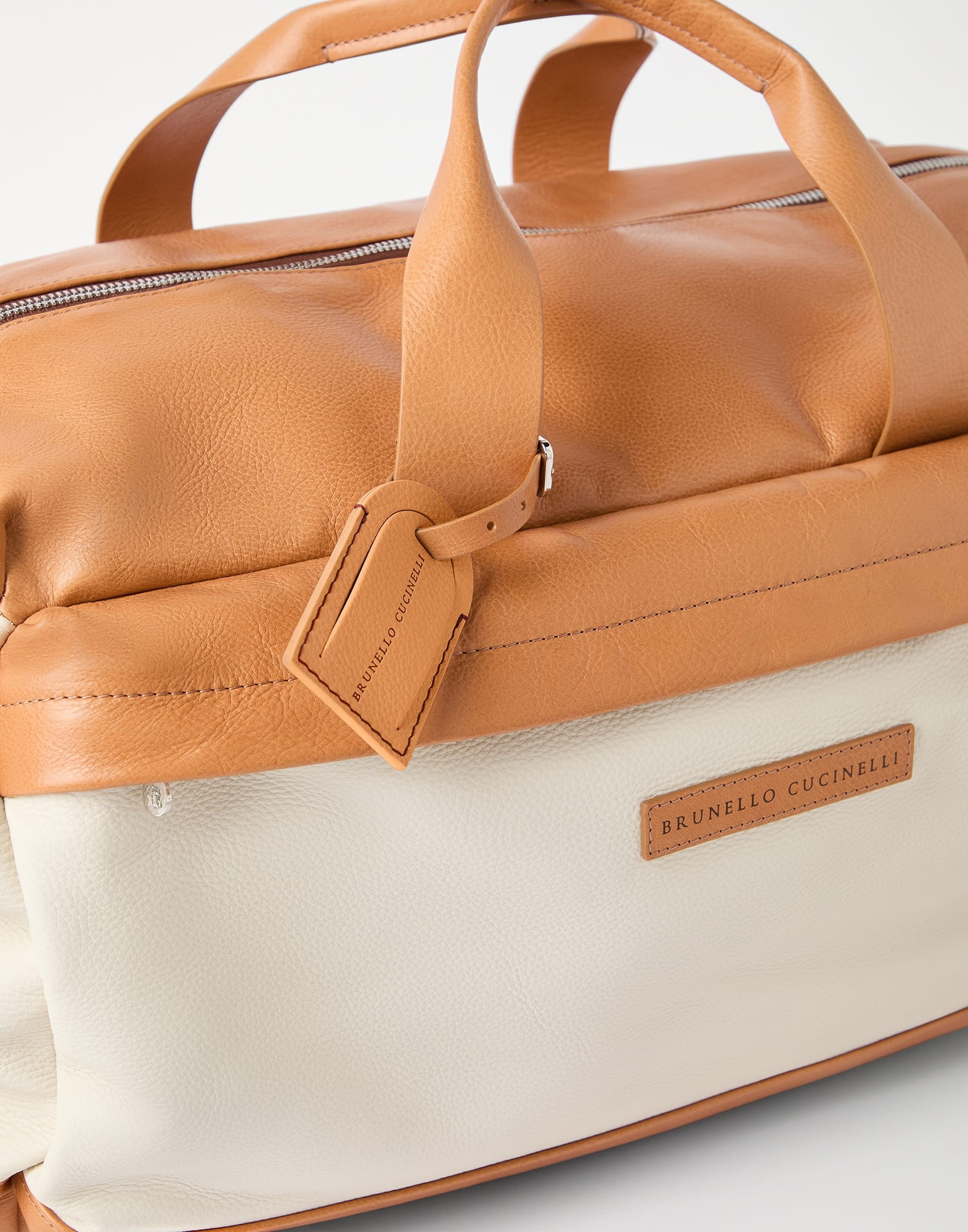 Grained calfskin and cowhide active bag - 3